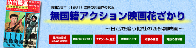 無国籍アクション映画花ざかり